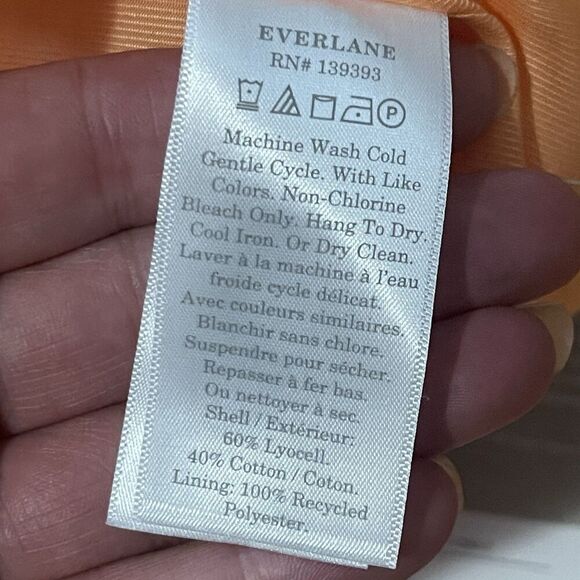 EVERLANE The 80's Oversized Blazer Size 2 Orange NEW Preppy Modern Casual - Picture 7 of 9